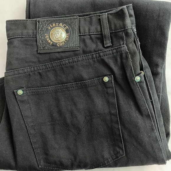Black jeans Versace Jeans Couture Size 34 - Picture 1 of 15